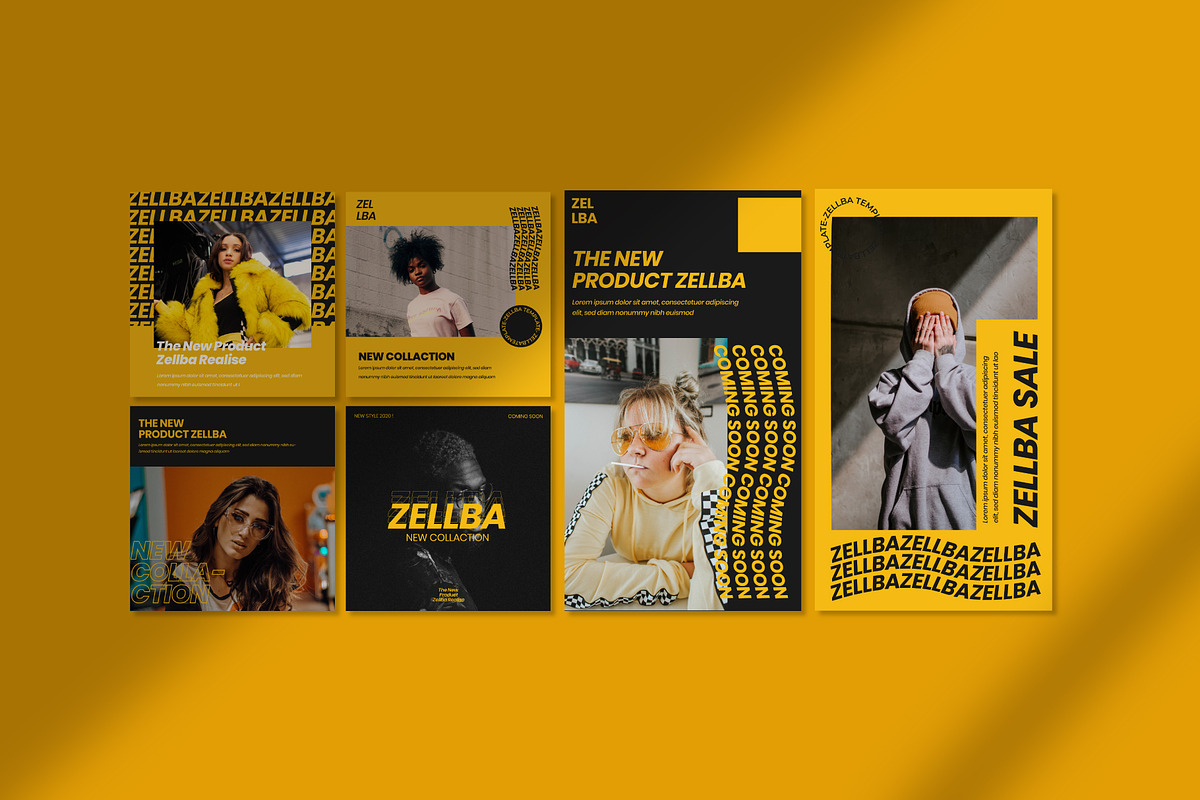 Zellba Urban Instagram Template, a Social Media Template by Compaq_Creative (Photo 5 of 10)