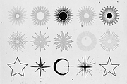 SUNBURSTS AND STARS, an Object Graphic by JIMMY BREEN (Thumbnail 2 of 3)