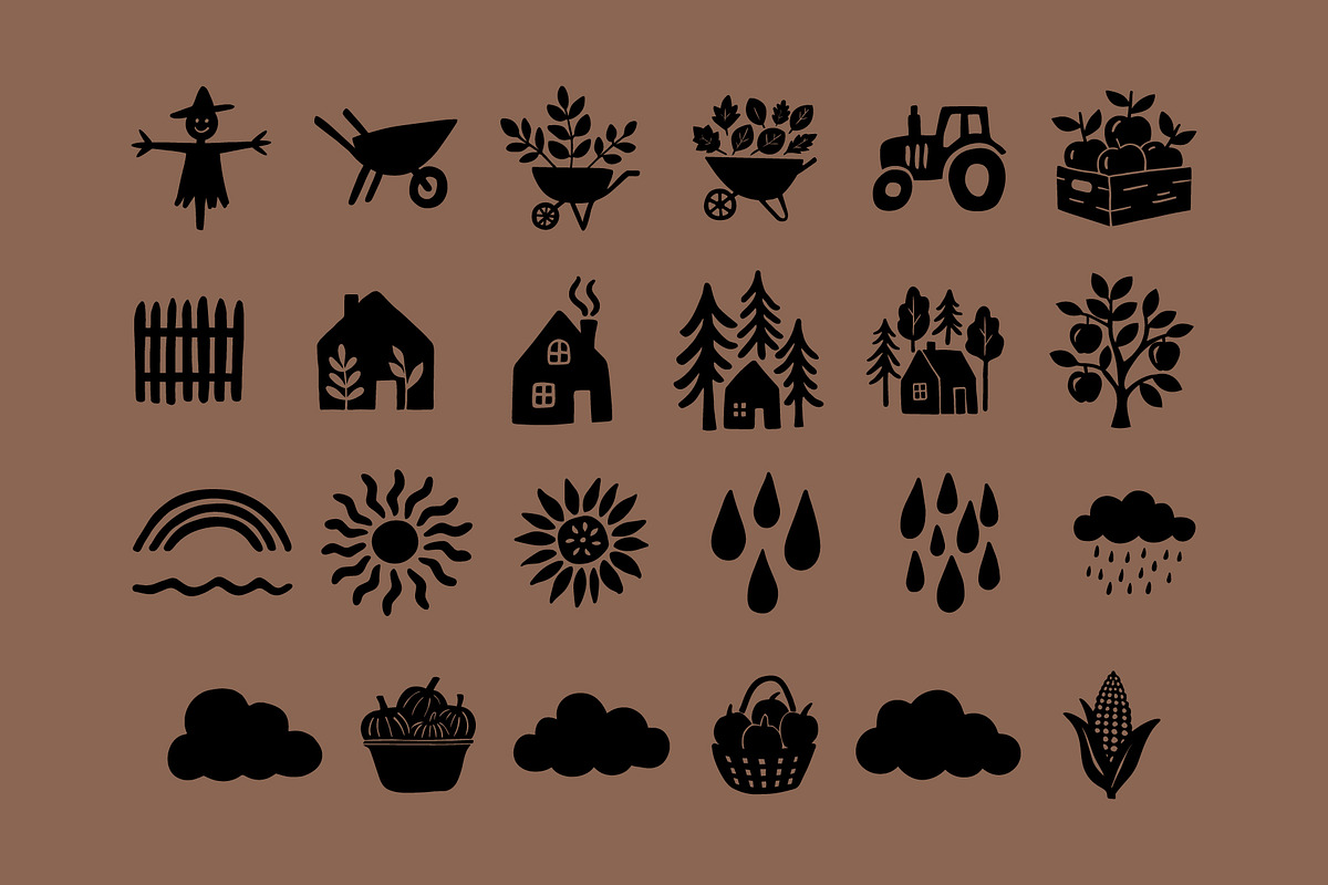 Autumn Nature & Botanical Clipart, a Decorative Illustration by NatalieArtShop (Photo 6 of 16)