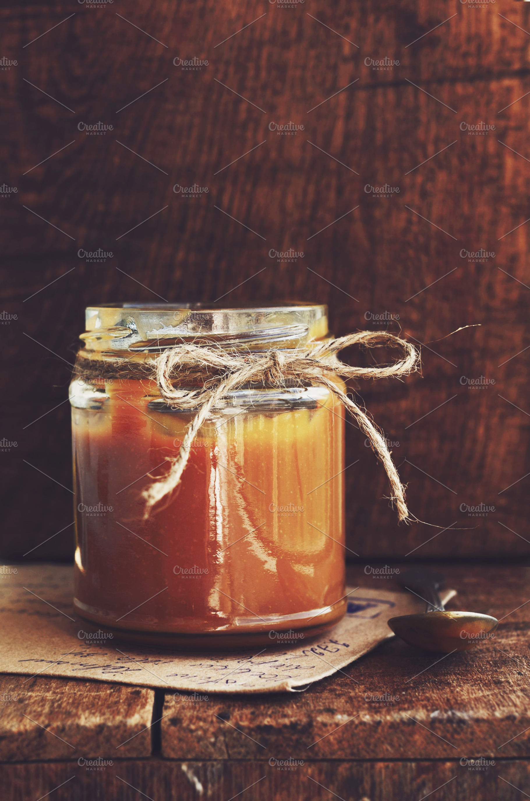 Salted caramel stock photo containing caramel and sauce, a Food & Drink Photo by so_lizaveta