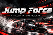 Jump Force, a Script Font by Wow Magic (Thumbnail 1 of 5)