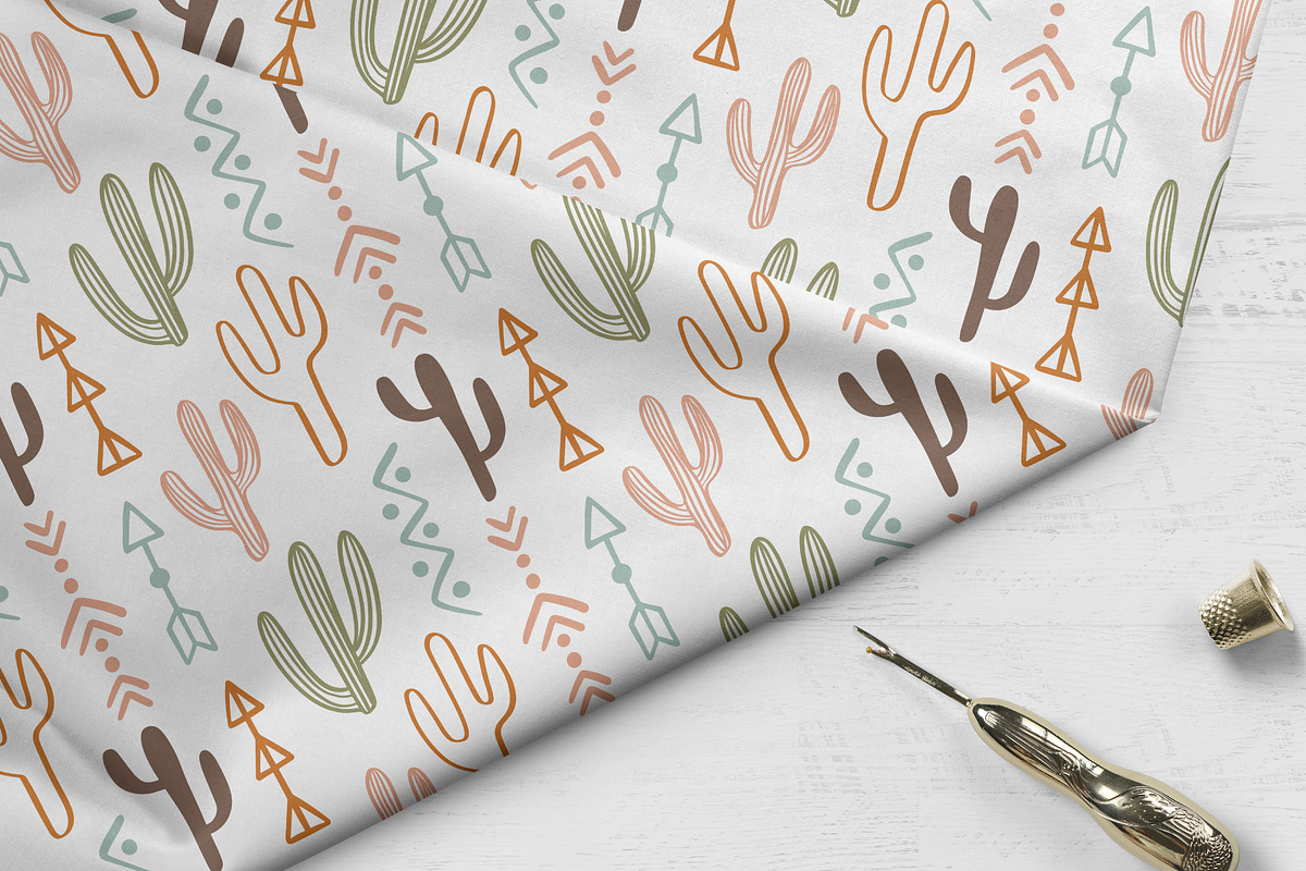 Western Bundle Clipart and Patterns, a Graphic by Katrinelly (Photo 10 of 14)