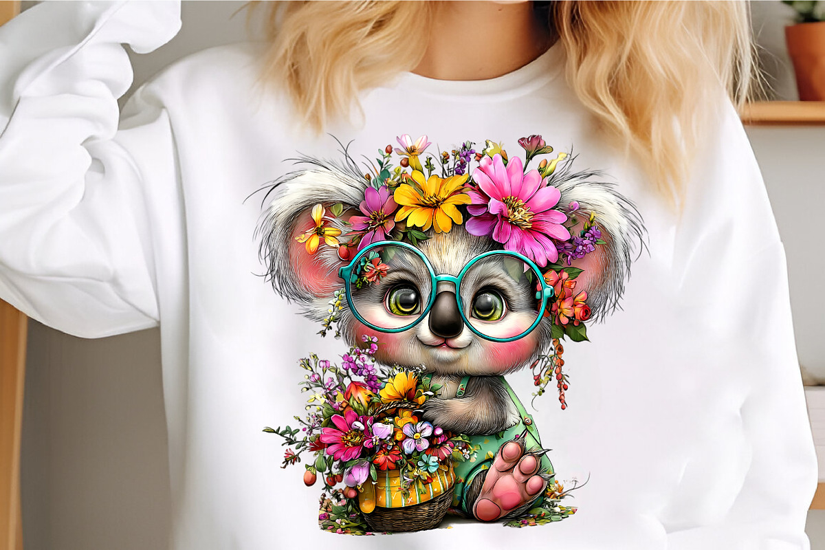 Whimsical Daisy Animals Clipart, an Illustration by GatewayDesign (Photo 7 of 10)