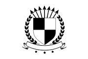 Shield Silhouette Vector Set, an Illustration by balal (Thumbnail 7 of 9)