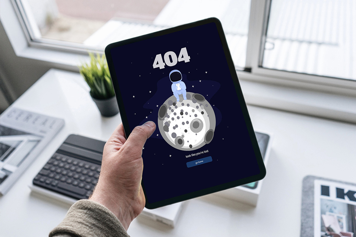 404 Animated Error Page, a HTML Template by land art (Photo 5 of 5)