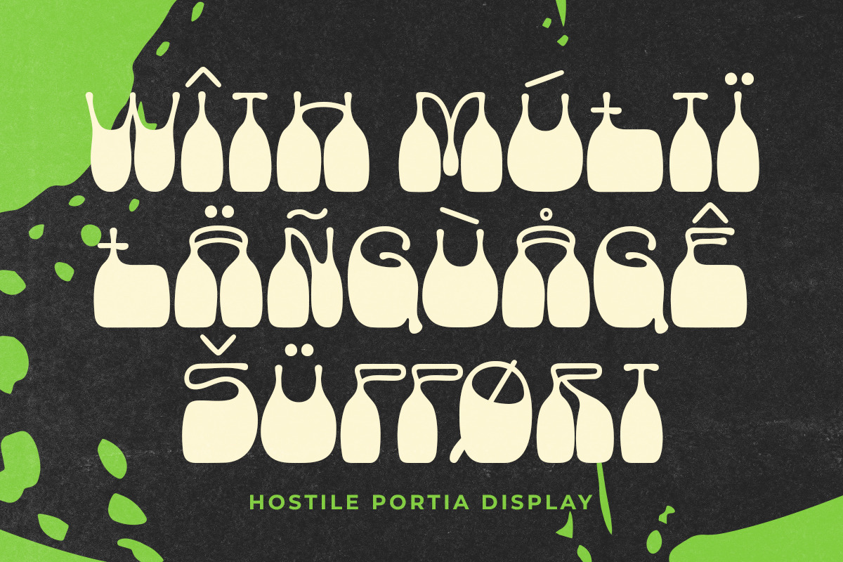 Hostile Portia - Uique Reserve Displ, a Serif Font by Letterhend Studio (Photo 3 of 7)
