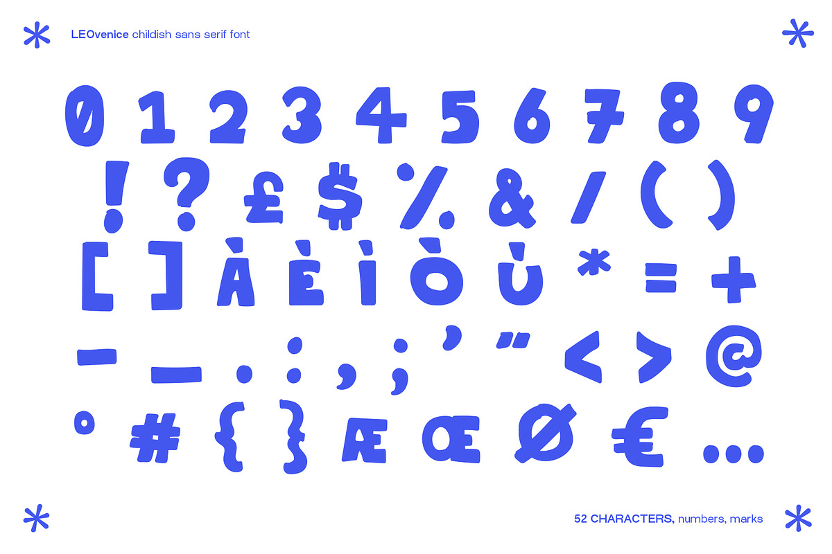 LEOvenice childish sans serif font, a Sans Serif Font by MDP TYPEFACES (Photo 3 of 6)