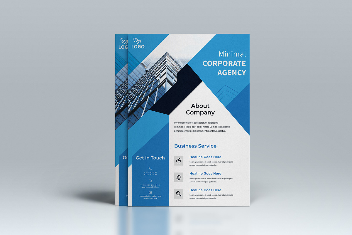 Corporate Business Flyer Template, a Flyer Template by UI_Expert (Photo 2 of 3)