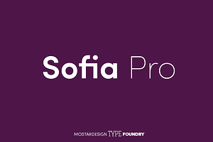 Sofia Pro Complete 16 Fonts