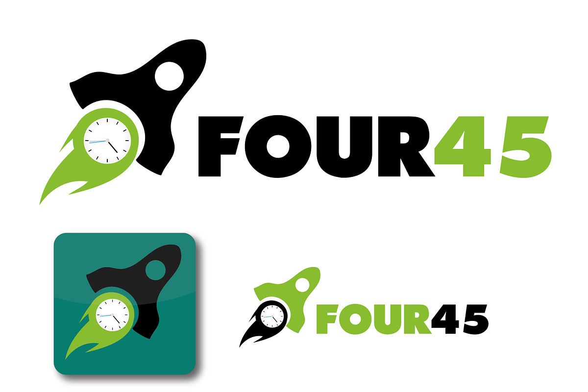 Four45 Delivery Logo, a Branding & Logo Template by Emdaduljs (Photo 5 of 5)