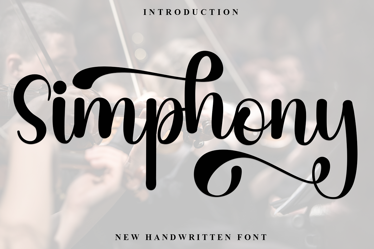 Simphony, a Font by FreshTypeINK (Photo 1 of 8)
