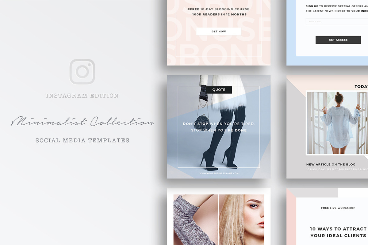 Social Media Template for Instagram, a Social Media Template by beart-templates (Photo 5 of 5)