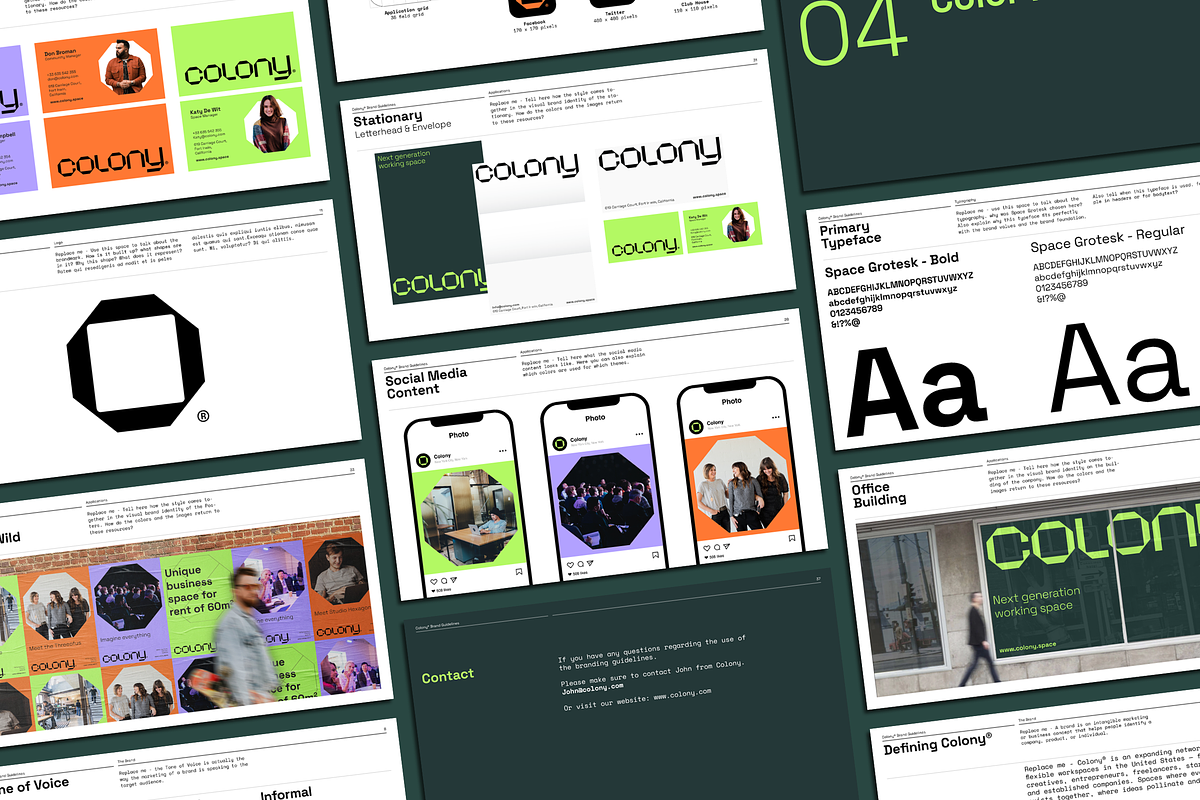 Brand Guidelines Template, a Presentation Template by Typefool's Shop (Photo 10 of 11)