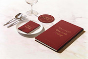 Menu & Tableware Mockup, a Product Mockup by Pitchlook.Studio (Thumbnail 4 of 4)