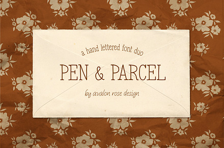 Pen & Parcel Font Duo