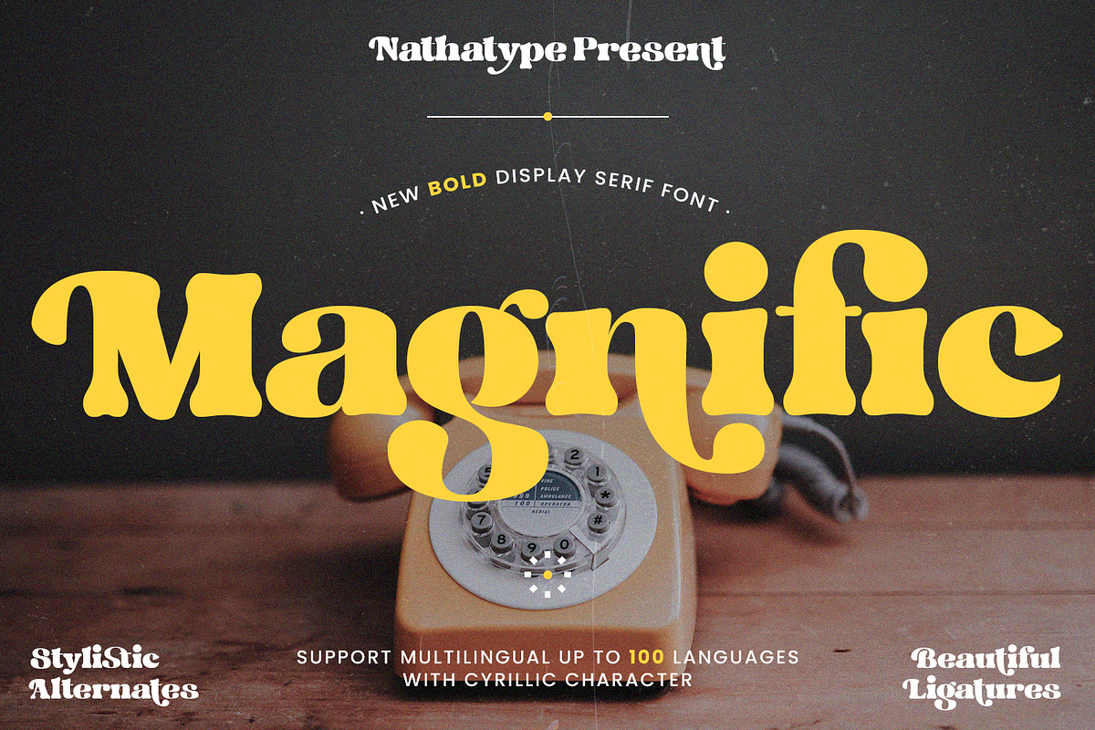 Magnific, a Script Font by Nathatype (Photo 1 of 10)