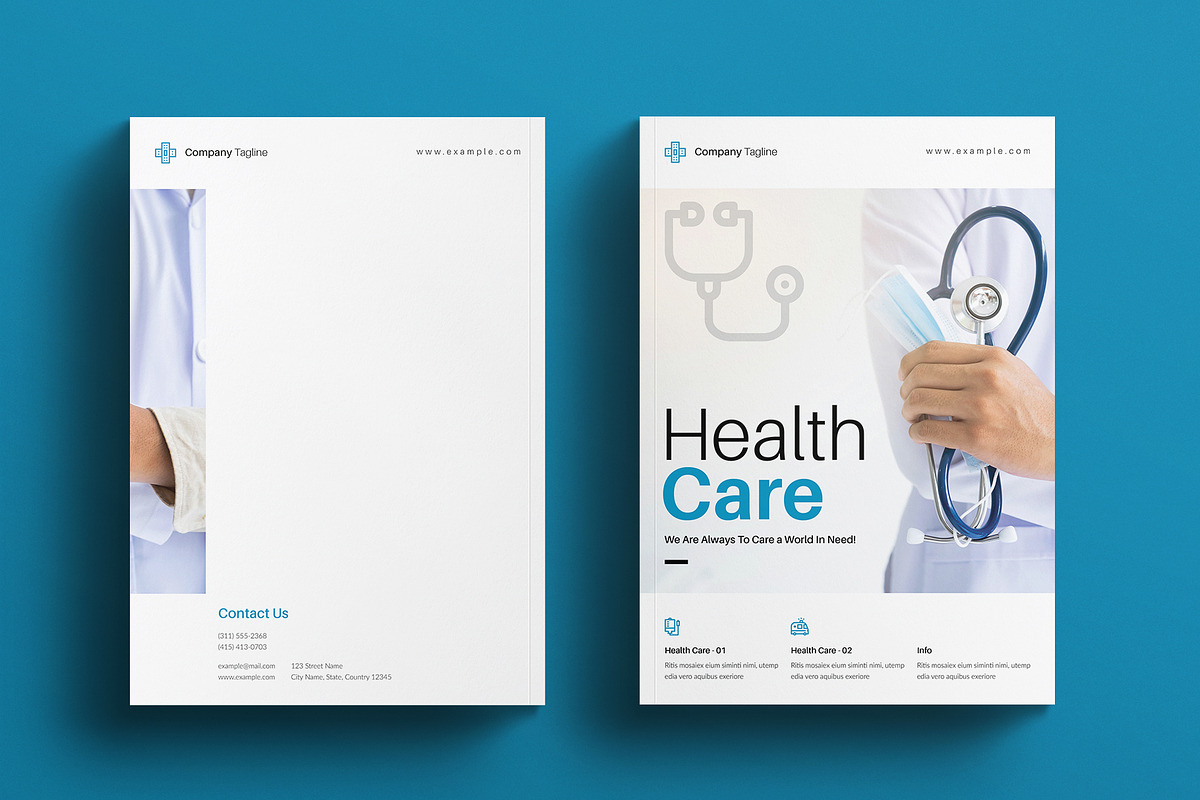 Medical Template, a Brochure Template by E-Type