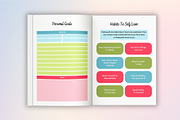 Self-Love Workbook & Planner, a Stationery Template by Designmela01 (Thumbnail 4 of 8)
