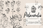 Melancholia - Minimalist Line Art, an Object Illustration by Purple (Thumbnail 7 of 10)