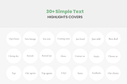 60+ Minimal Text Realtor Highlights, a Social Media Template by Estatik Designs (Thumbnail 3 of 8)