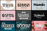 Decorative Font Bundle, a Slab Serif Font by JustArtDigital (Thumbnail 3 of 6)