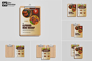 Clipboard and A4 flyer Mockup, an Advertising Mockup by GraphicWindow (Thumbnail 1 of 7)