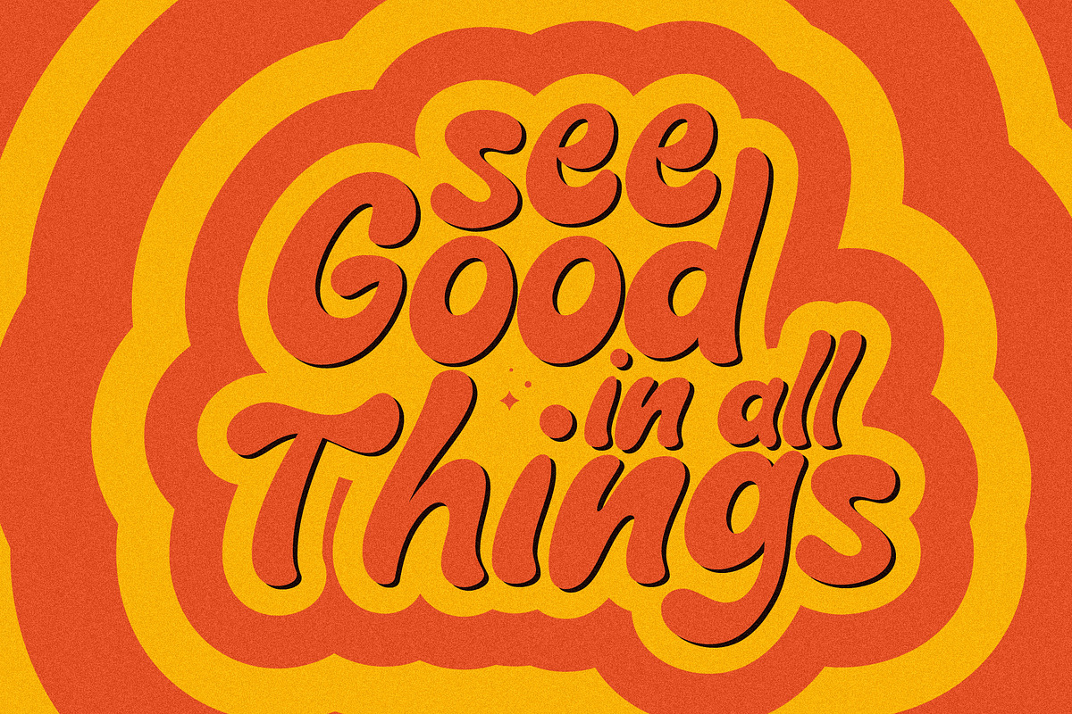 Daily Shine - Groovy Retro Font, a Handwritten Font by Invasi Studio (Photo 4 of 10)