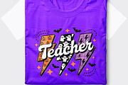 Lightning Teacher Ghost Boo Pumpkin, a Seasonal Illustration by Unique Design Team (Thumbnail 5 of 7)