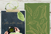 Coffee And Matcha Watercolor, an Object Graphic by Cat In Colour (Thumbnail 7 of 10)