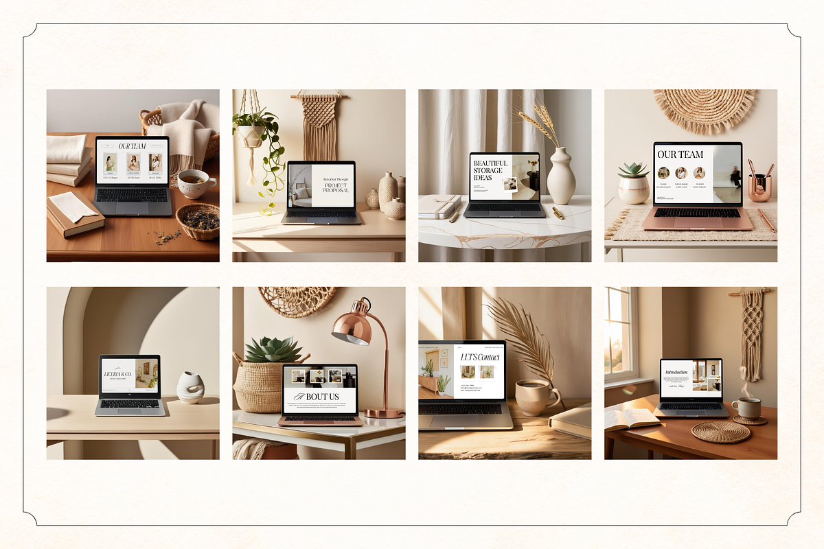 52 Minimalist Laptop Canva Mockups, a Mac Mockup by Matisse Studio (Photo 8 of 10)