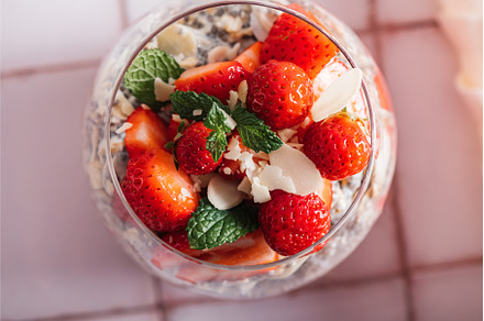 Strawberry Chia Pudding, a Food & Drink Photo by MAnuta