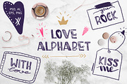 Cute alphabet for Valentine's Day, an Object Graphic by Alyonka_lis (Thumbnail 1 of 7)