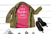 T-Shirt Mockup Bundle Bella Canvas, a Shirt Mockup by lock and page (Thumbnail 52 of 71)