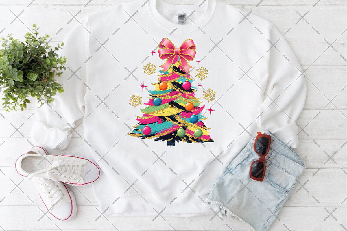Colorful Glitter Christmas Coquette, an Illustration by Craft Nest (Photo 6 of 6)