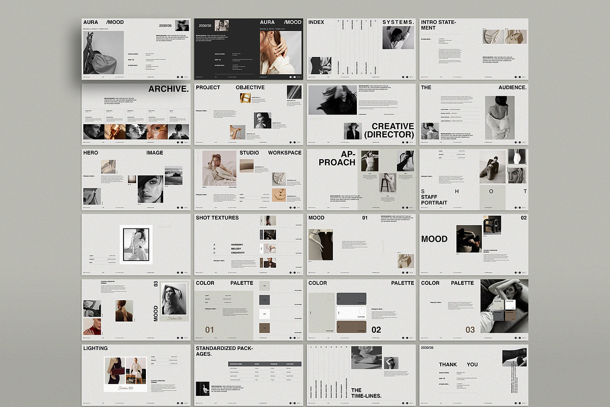 Aura Mood & Brief Template | Canva, a Presentation Template by TemplateFolio-Shop (Photo 12 of 13)