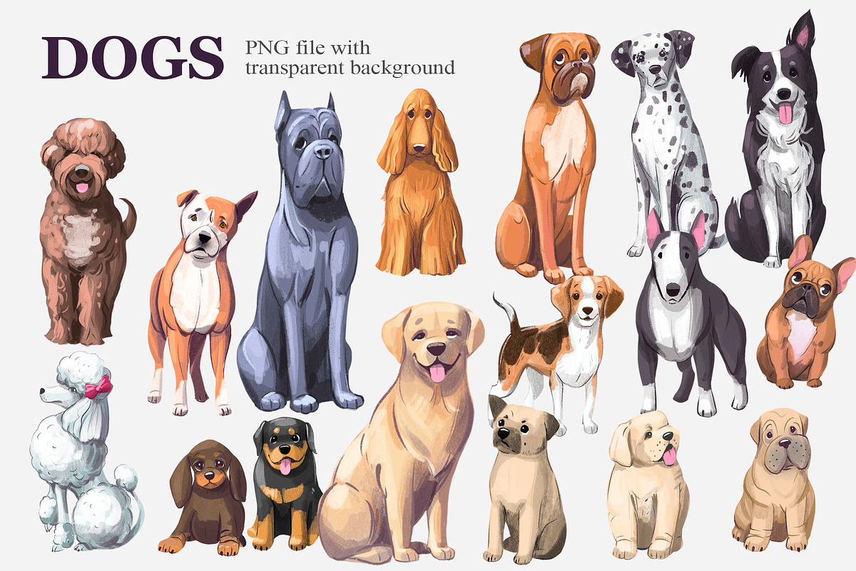 Dog life. PNG clipart, a Graphic by Aksol (Photo 2 of 4)