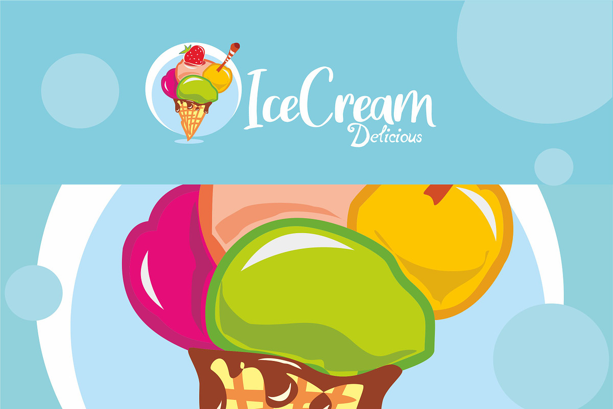 Ice Cream - Logo Template, a Branding & Logo Template by Igor Maric (Photo 2 of 2)