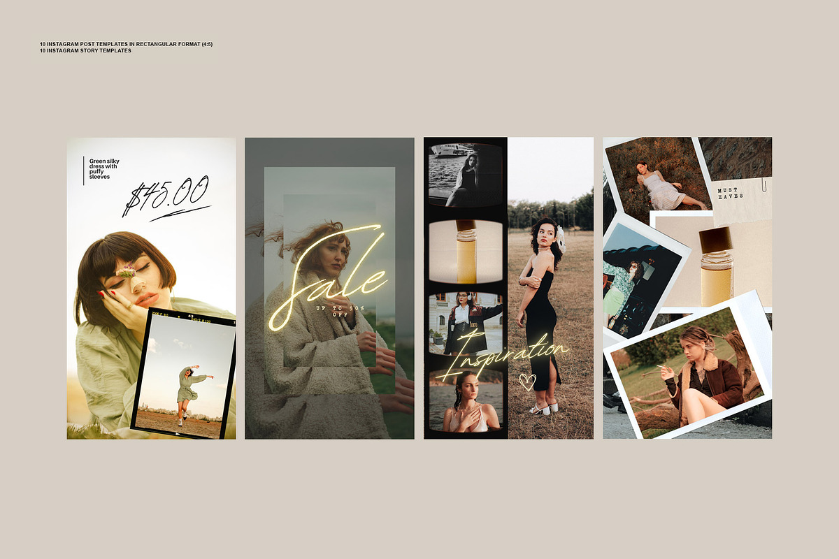 New Instagram Format Canva BUNDLE v1, a Social Media Template by CreativeFolks (Photo 10 of 11)