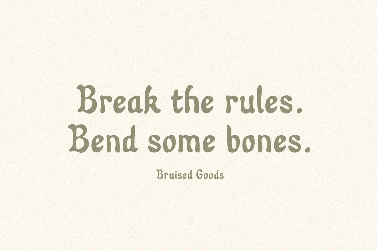 Solento, a Blackletter Font by Bruised Goods (Photo 3 of 6)