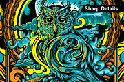 Mysterious Night Watcher, an Animal Illustration by 7divine (Thumbnail 3 of 5)