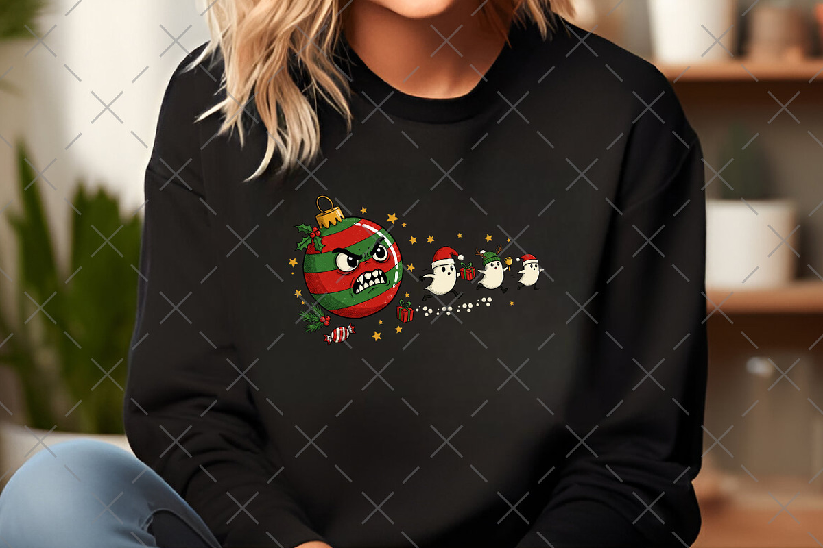Funny Christmas Ghosts PNG, an Illustration by Craft Nest (Photo 3 of 6)