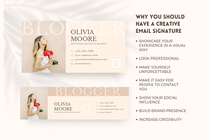 Blogger Email Signature Kit Branding