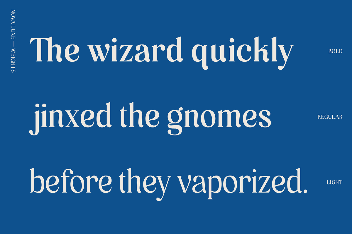 Nova Luxe, a Serif Font by Abigail Dewhirst (Photo 5 of 10)