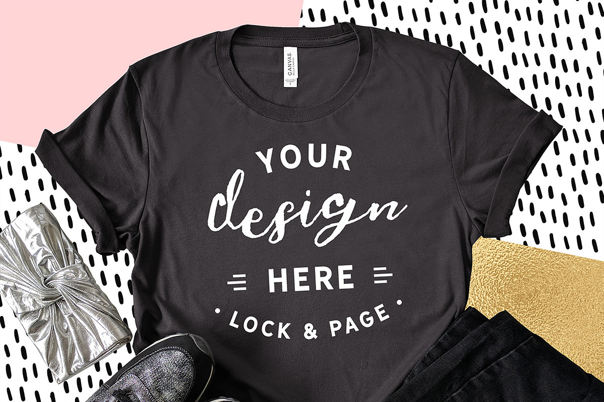 Bella Canvas 3001 Graphic Mockups, a Shirt Mockup by lock and page (Photo 16 of 65)