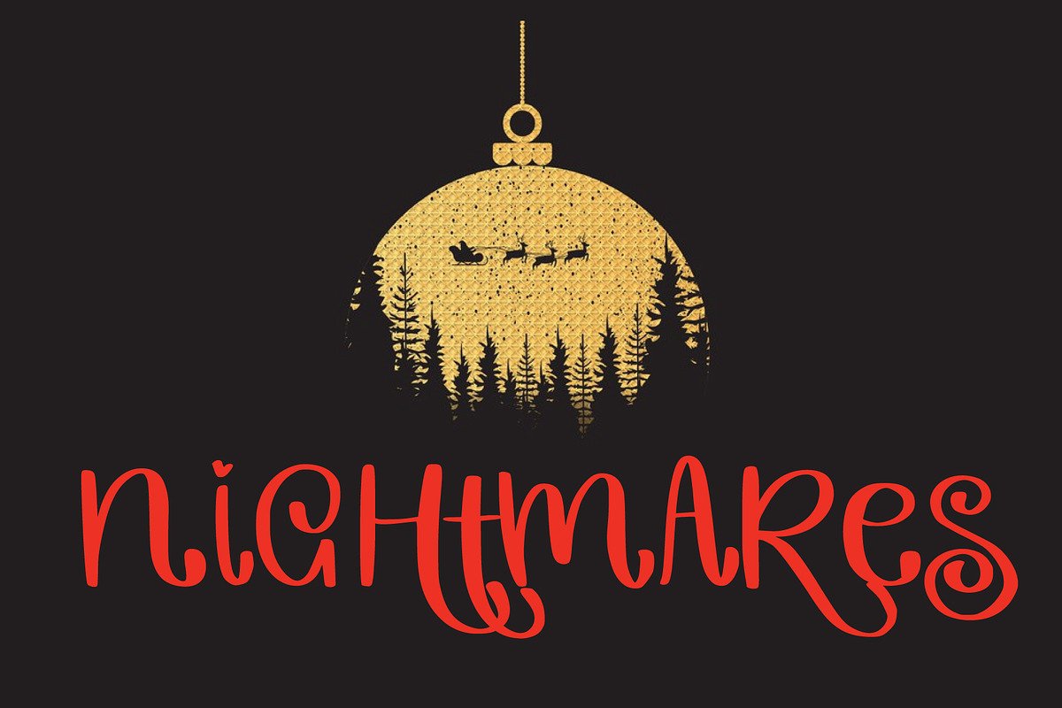christmas, a Script Font by Mariyana (Photo 1 of 4)