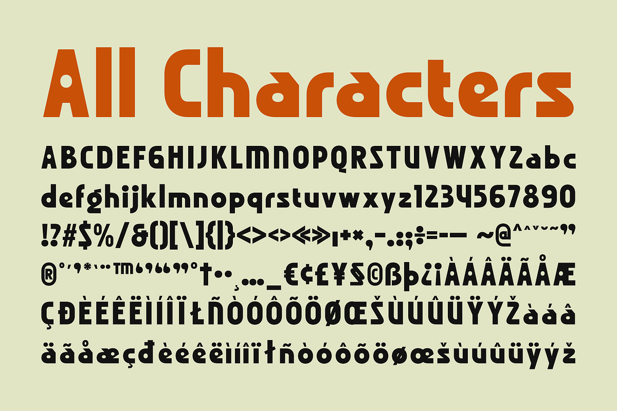 CS Bugle – Retro Font, a Sans Serif Font by Craft Supply Co. (Photo 8 of 8)