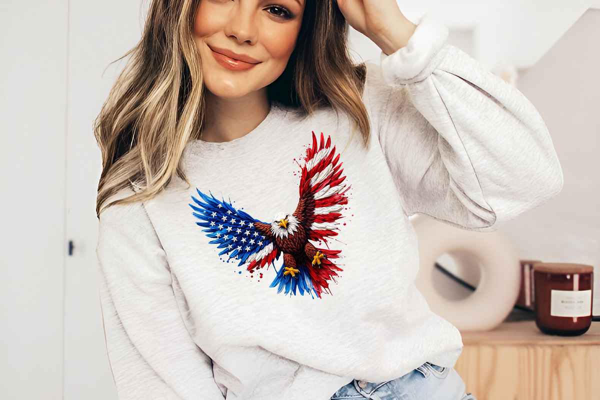Patriotic American Eagle 4th of July, an Illustration by Designworld (Photo 3 of 5)