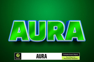 Aura Text Effect, a Layer Style Add-On by iDoodle Studio