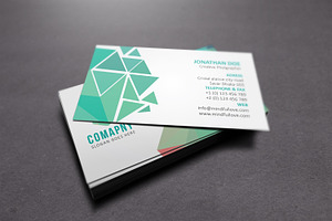 Abstract Corporate Business Card