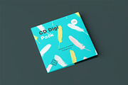 CD Digi Pack Mock-up, a Product Mockup by zippypixelstudio (Thumbnail 8 of 16)